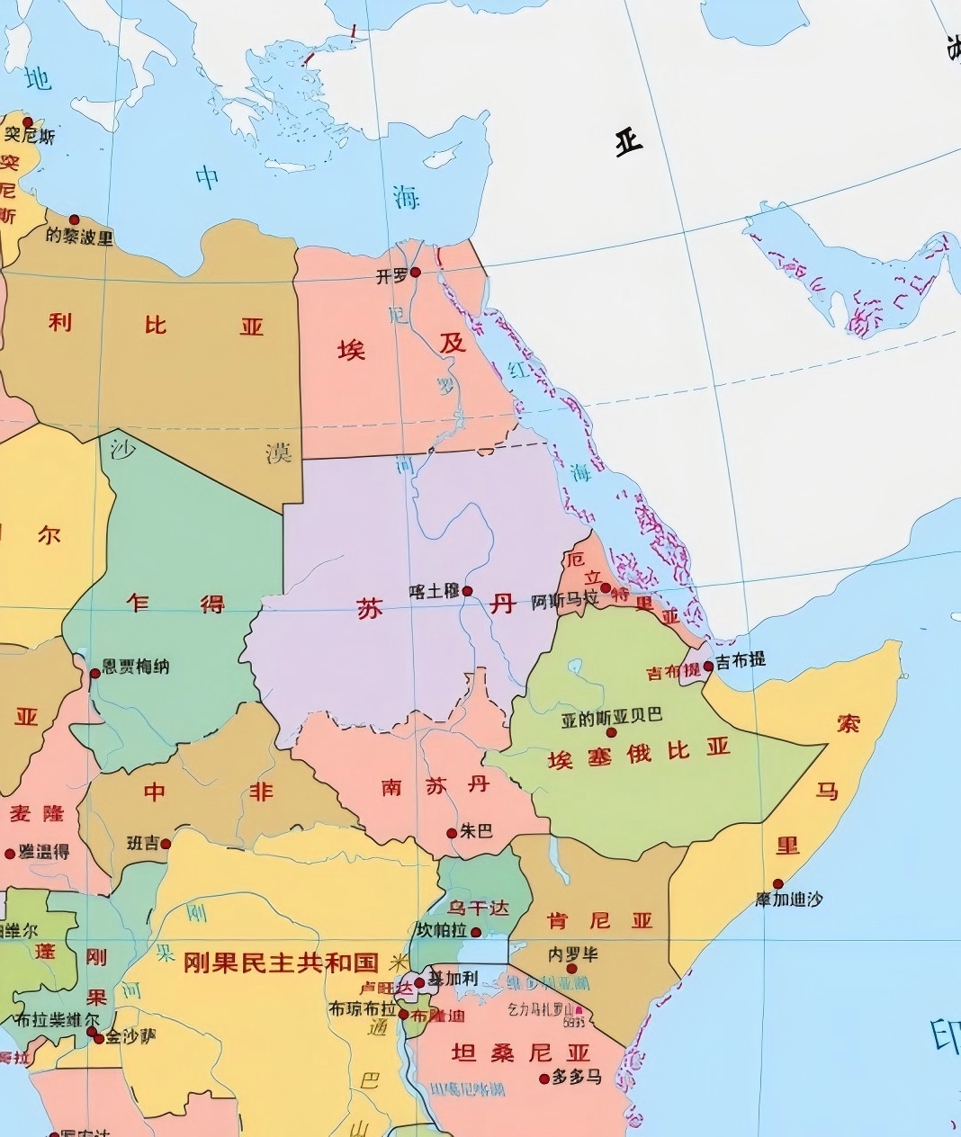 东非和非洲之角及大湖区域