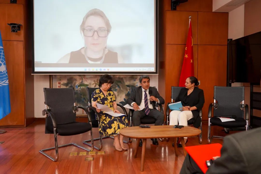 《2030年可持续发展议程》区域实践专题讨论现场（图片来源：© UN China）