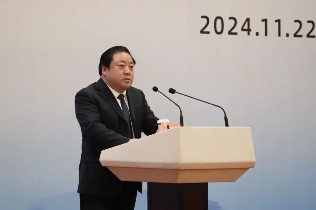 中国口岸协会淮河流域分会会长周正雄发言